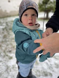 První sníh a spousta zábavy